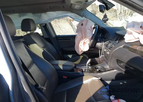 2013 BMW X3 xDrive28I from USA, damaged, VIN 5UXWX9C5XD0D02355